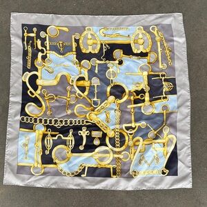 Gucci - Vintage Equestrian Motif Scarf